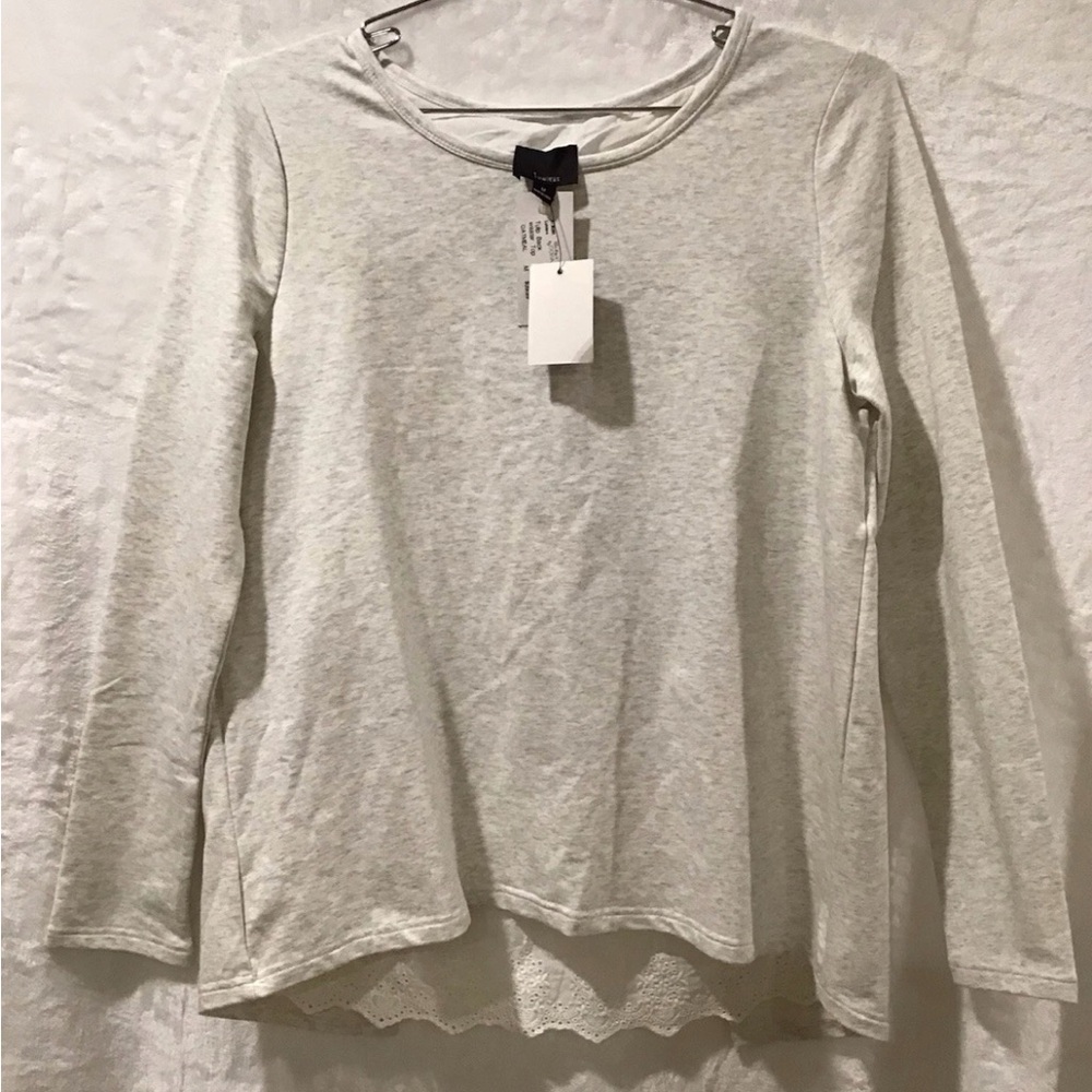 Women's White Long Sleeve Top (1)